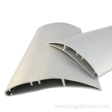 Aluminum airfoil extrusion section fan parts